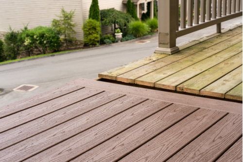 wood or vinyl deck repair install